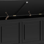 Connaught 51 Inch Wide Solid Wood Storage Bench Trunk