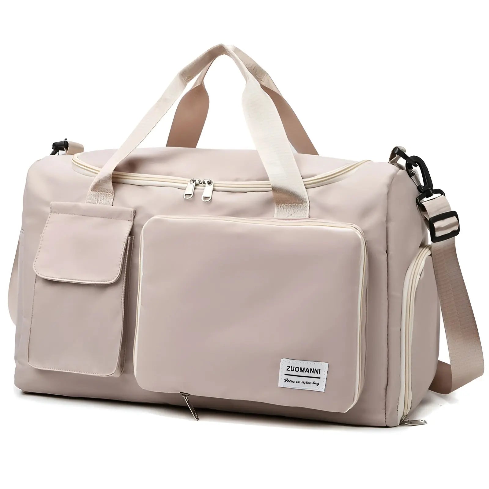 Waterproof Travel Duffel Bag with Shoe Compartment Unisex Gym Weekender