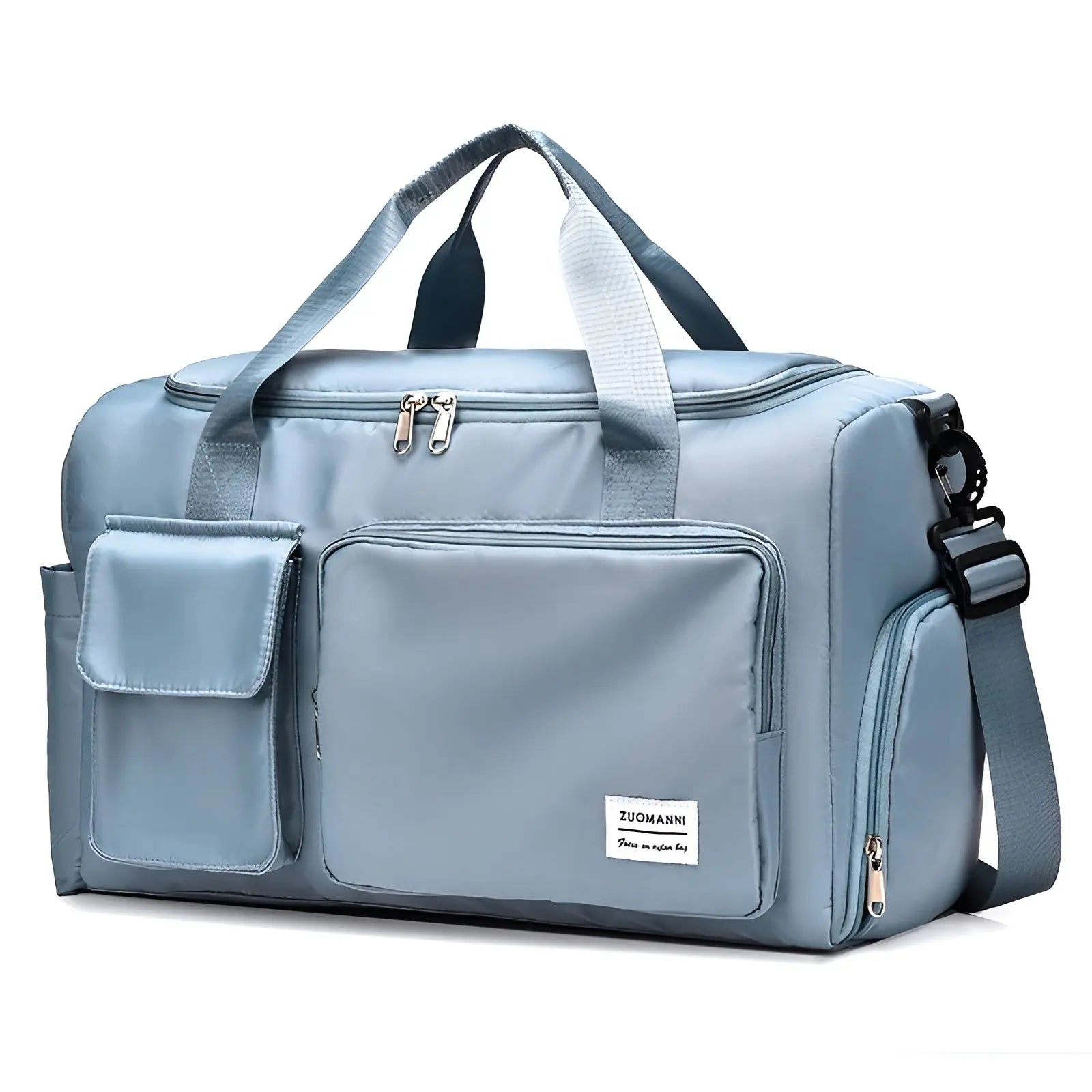 Waterproof Travel Duffel Bag with Shoe Compartment Unisex Gym Weekender