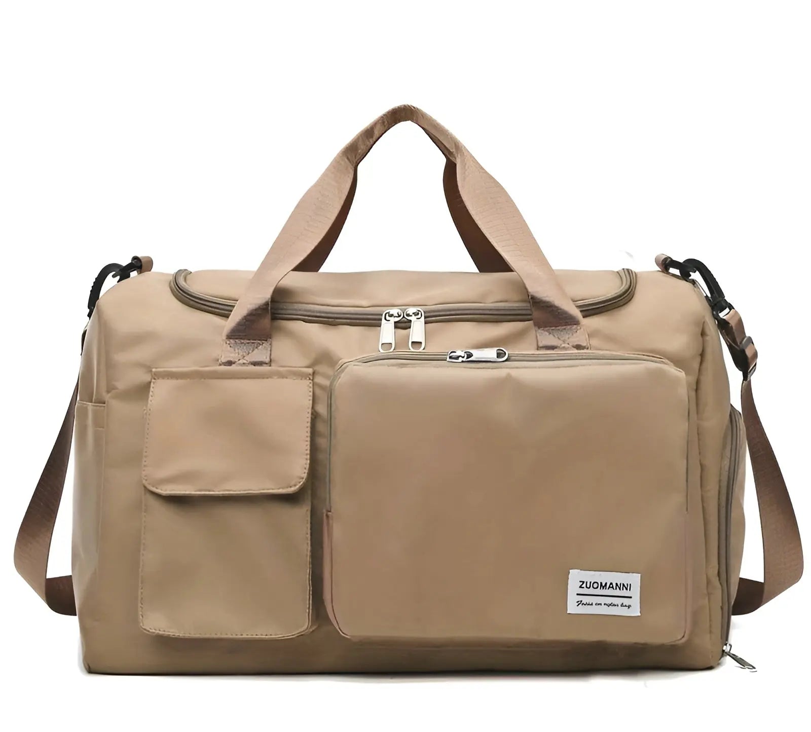Waterproof Travel Duffel Bag with Shoe Compartment Unisex Gym Weekender