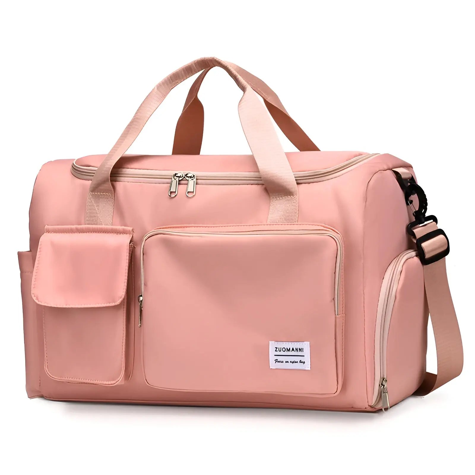 Waterproof Travel Duffel Bag with Shoe Compartment Unisex Gym Weekender