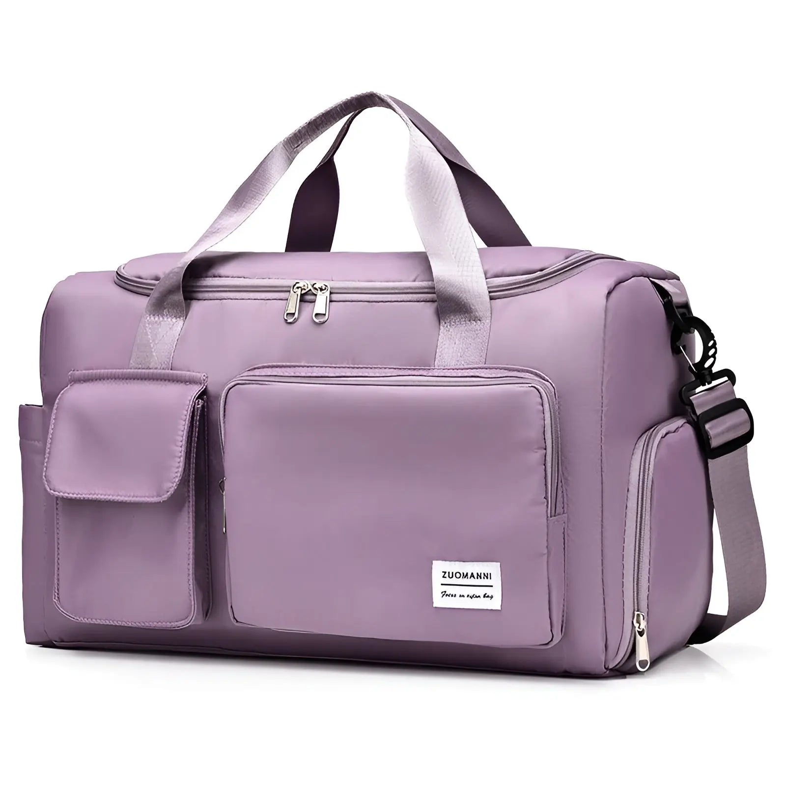 Waterproof Travel Duffel Bag with Shoe Compartment Unisex Gym Weekender