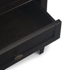 Warm Shaker Solid Wood 24 Inch Wide Transitional Nightstand in Hickory