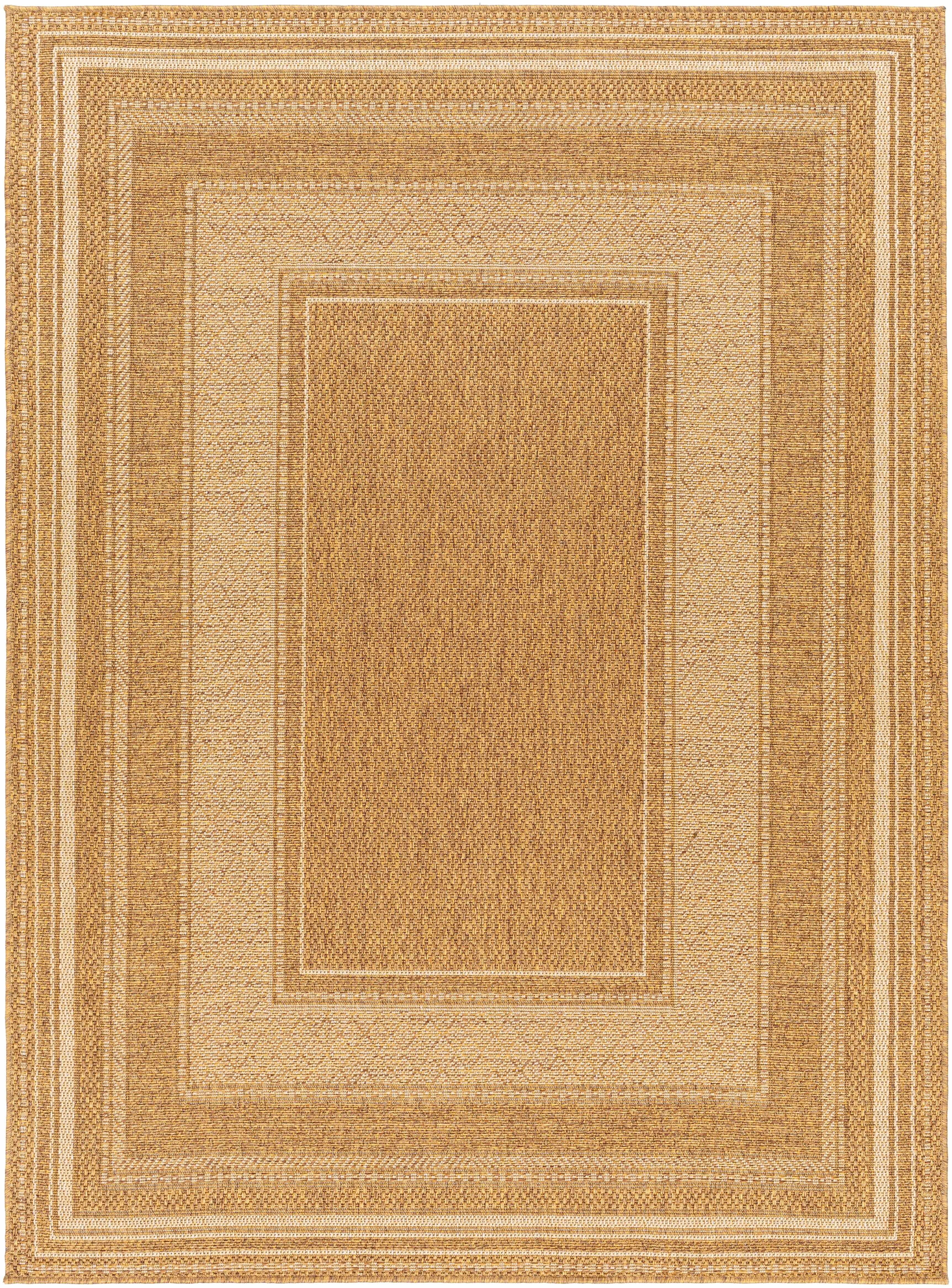 Chael Flatweave Faux Jute Outdoor Rug
