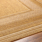 Chael Flatweave Faux Jute Outdoor Rug