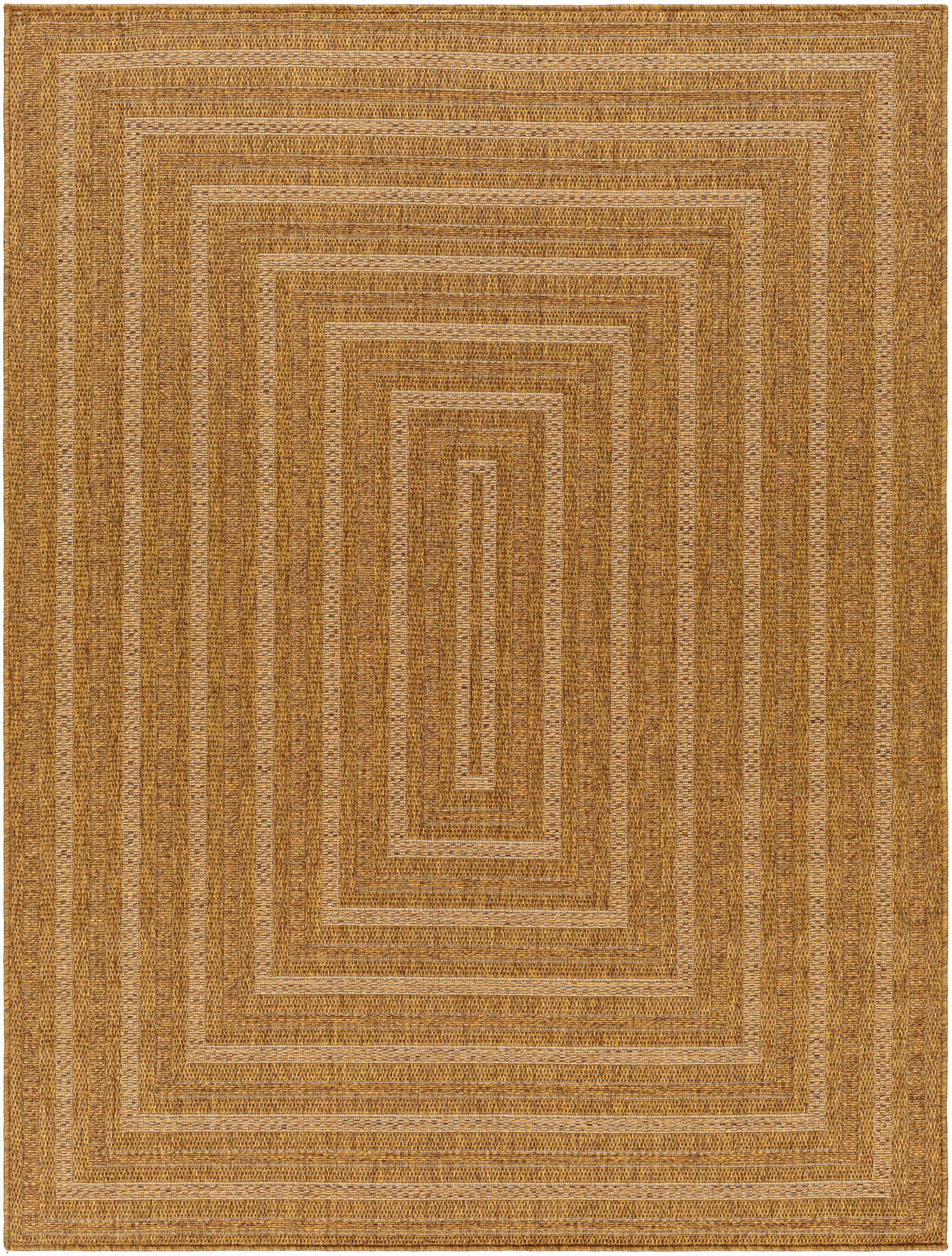 Dyami Flatweave Faux Jute Outdoor Rug