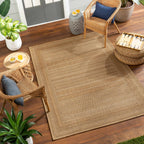 Freja Flatweave Faux Jute Outdoor Rug