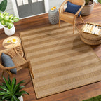 Hiero Flatweave Faux Jute Outdoor Rug