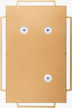 Golasecca Brass Frame Gold Mirror