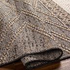 Beige Charcoal Areli Outdoor Area Rug