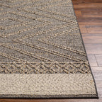 Beige Charcoal Areli Outdoor Area Rug