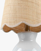 Salgareda White Ceramic Table Lamp