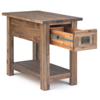 Monroe - Narrow Side Table - Rustic