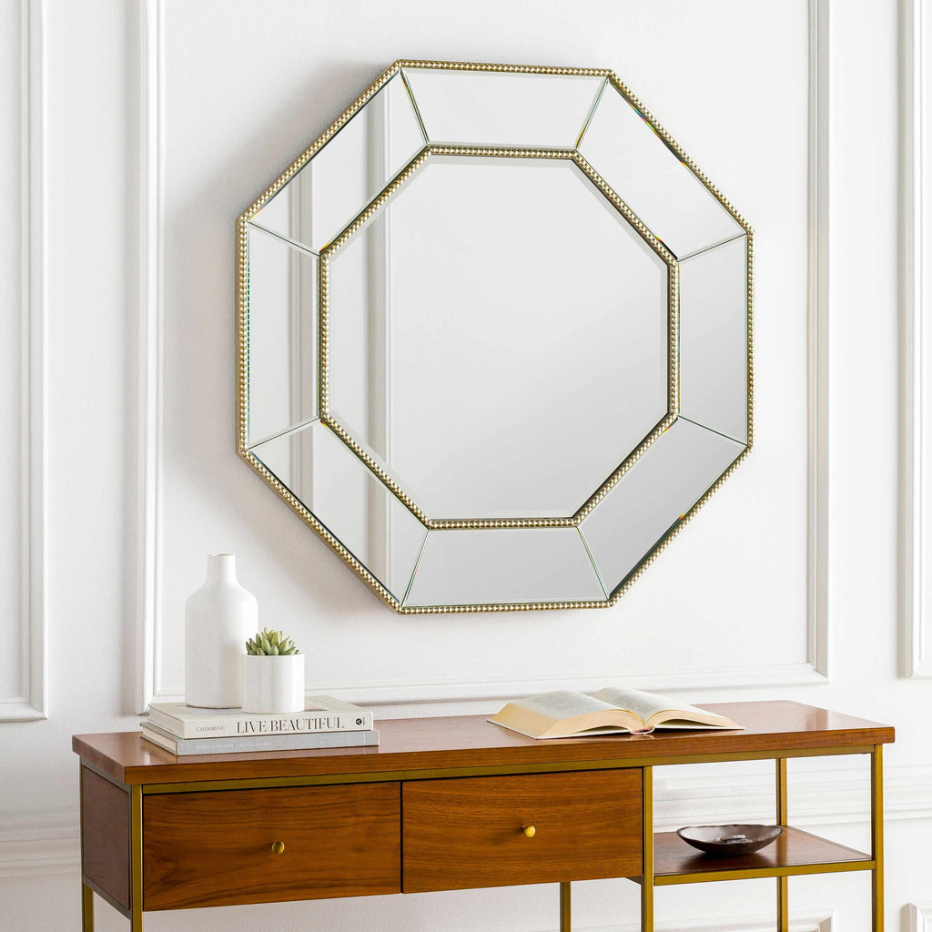 Swellendam Gold Octagonal Mirror - Clearance
