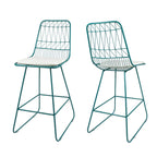 Niez Counter Stool with Cushions - Set of 2