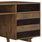 Clarkson Rustic Desk with Side Drawers