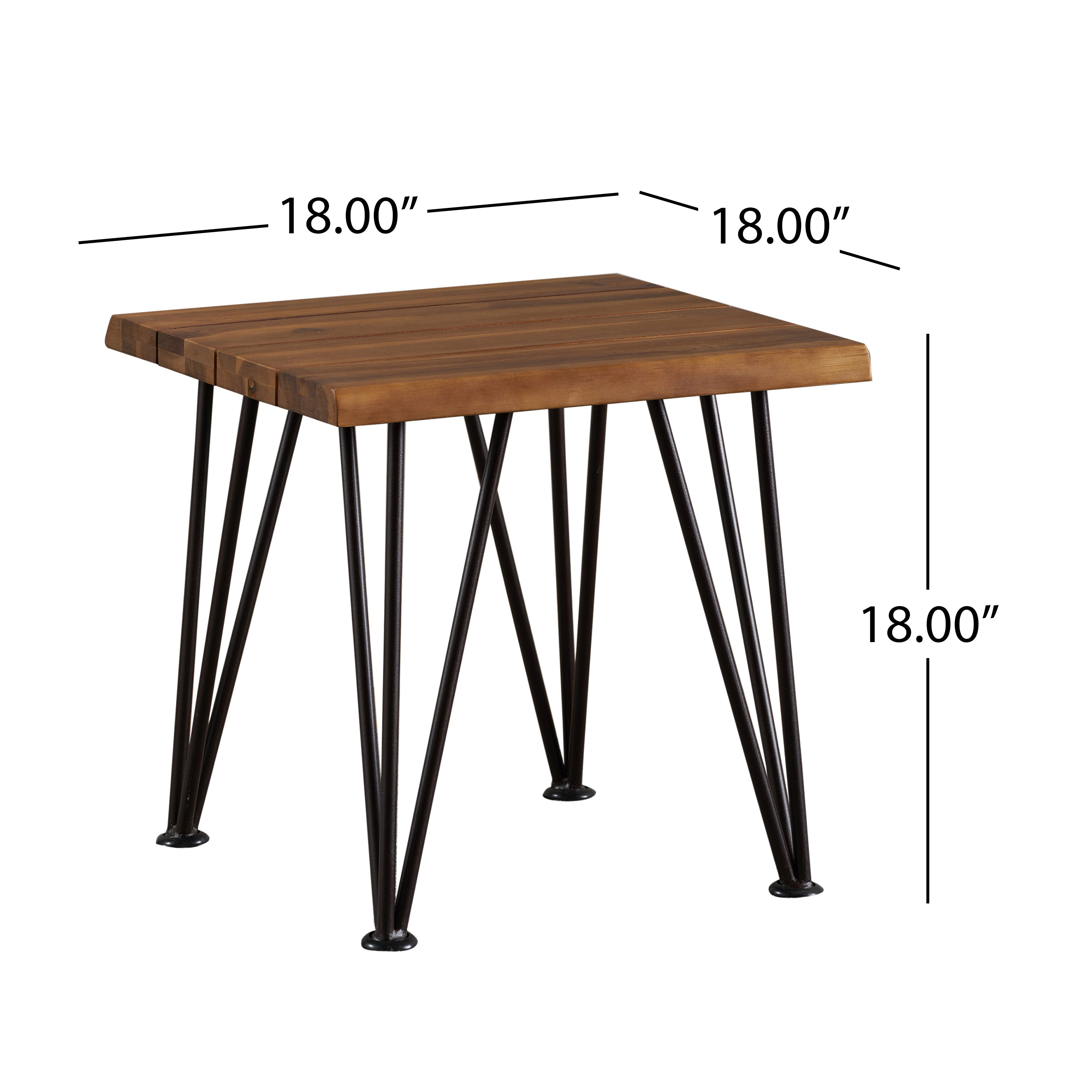 Zion Industrial Wood And Metal Coffee Table Set