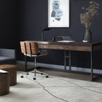 Erina Large Desk - Rustic