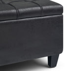 Harrison 36 Inch Wide Coffee Table Storage Ottoman