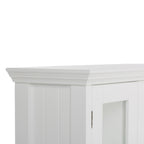 Acadian 24 Inch Wide Solid Wood Double Door Wall Cabinet
