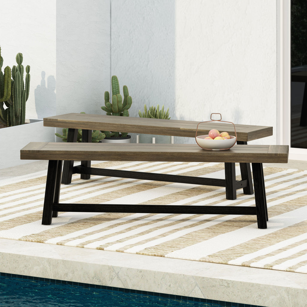 Acacia Outdoor Bench