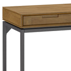 Banting - Mid Century Wide Desk - Medium Saddle