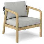 Palmetto Outdoor Conversation Chair (Set of 2) - Stone