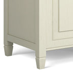 Connaught 51 Inch Wide Solid Wood Storage Bench Trunk in Antique