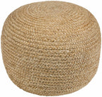 Kaumakani Knitted Jute Round Pouf