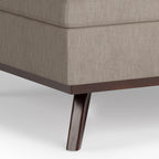 Owen 36 Inch Wide Square Coffee Table Storage Ottoman