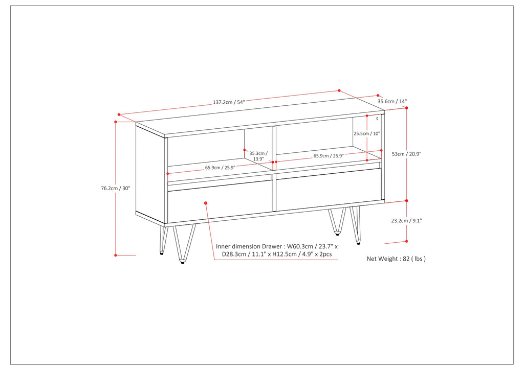 Chase Low Bookcase