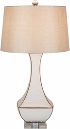 Tuka Tan Ceramic Table Lamp - Clearance