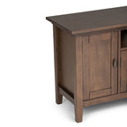 Redmond 72 Inch Wide Solid Wood TV Stand in Rustic