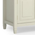 Connaught 72 Inch Wide Solid Wood TV Stand in Antique