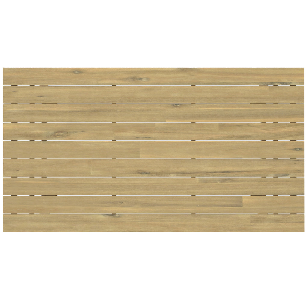 Kona Outdoor Dining Table - Light Teak