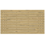 Kona Outdoor Dining Table - Light Teak