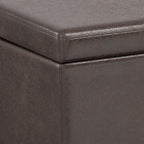 Avalon 54 Inch Wide Extra Large Storage Ottoman Bench
