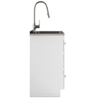 Lawrence 28" Laundry Cabinet with Faucet and Stainless Steel Sink