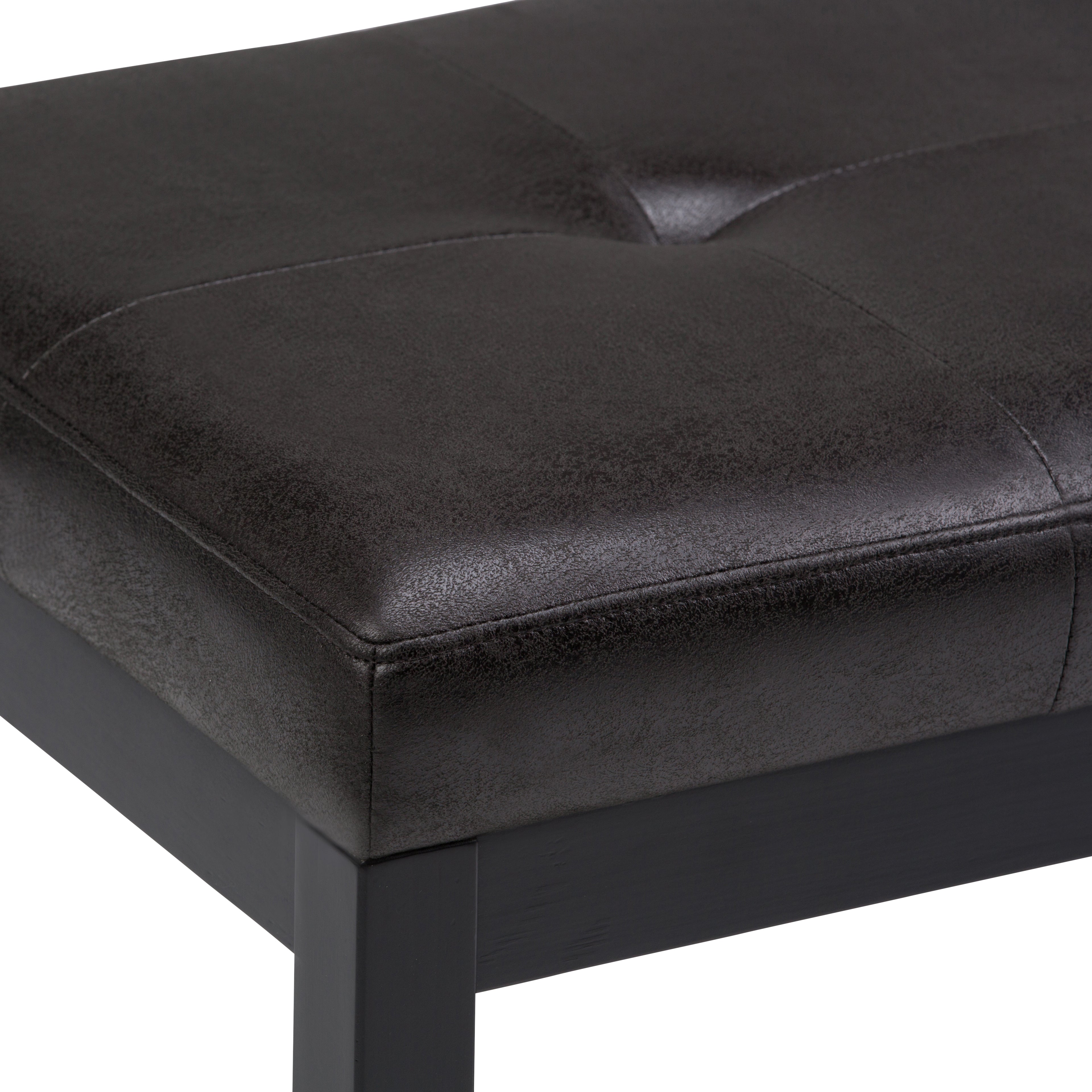 Lacey - Tufted Ottoman Bench - Distressed