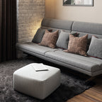 Nate Square Pouf - Patterned
