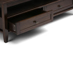 Warm Shaker Solid Wood Transitional Coffee Table