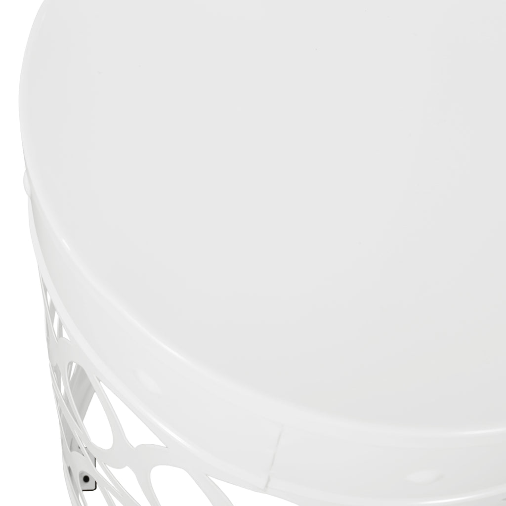 Outdoor Metal S/2 End Table