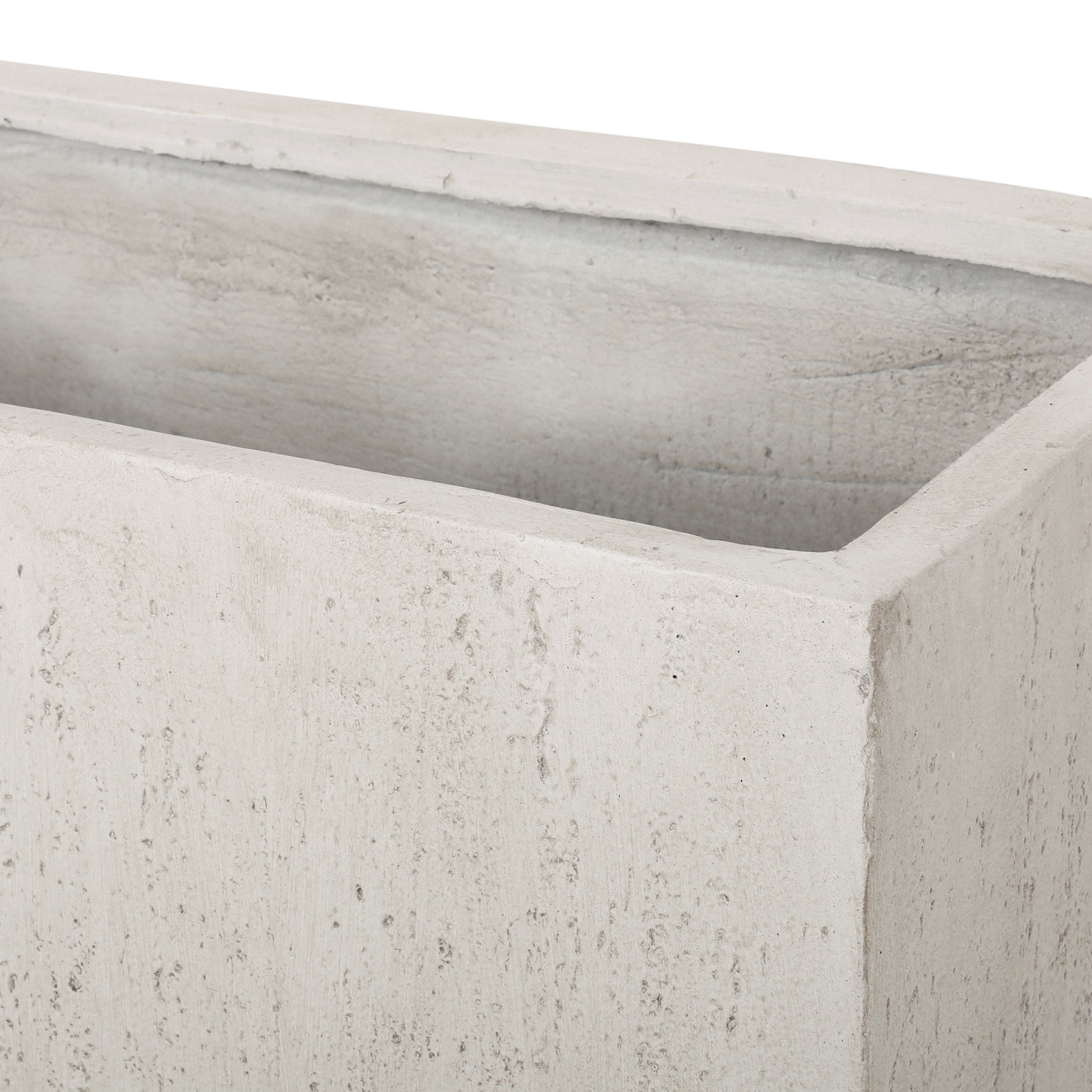 Outdoor Large Square Mgo Planter