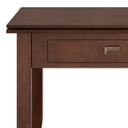 Artisan 46 Inch Wide Solid Wood Lift Top Coffee Table in Russet