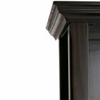 Amherst 30 Inch Solid Wood 5 Shelf Bookcase in Hickory
