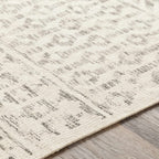 Valyermo Beige Hand Woven Cotton Rug - Clearance