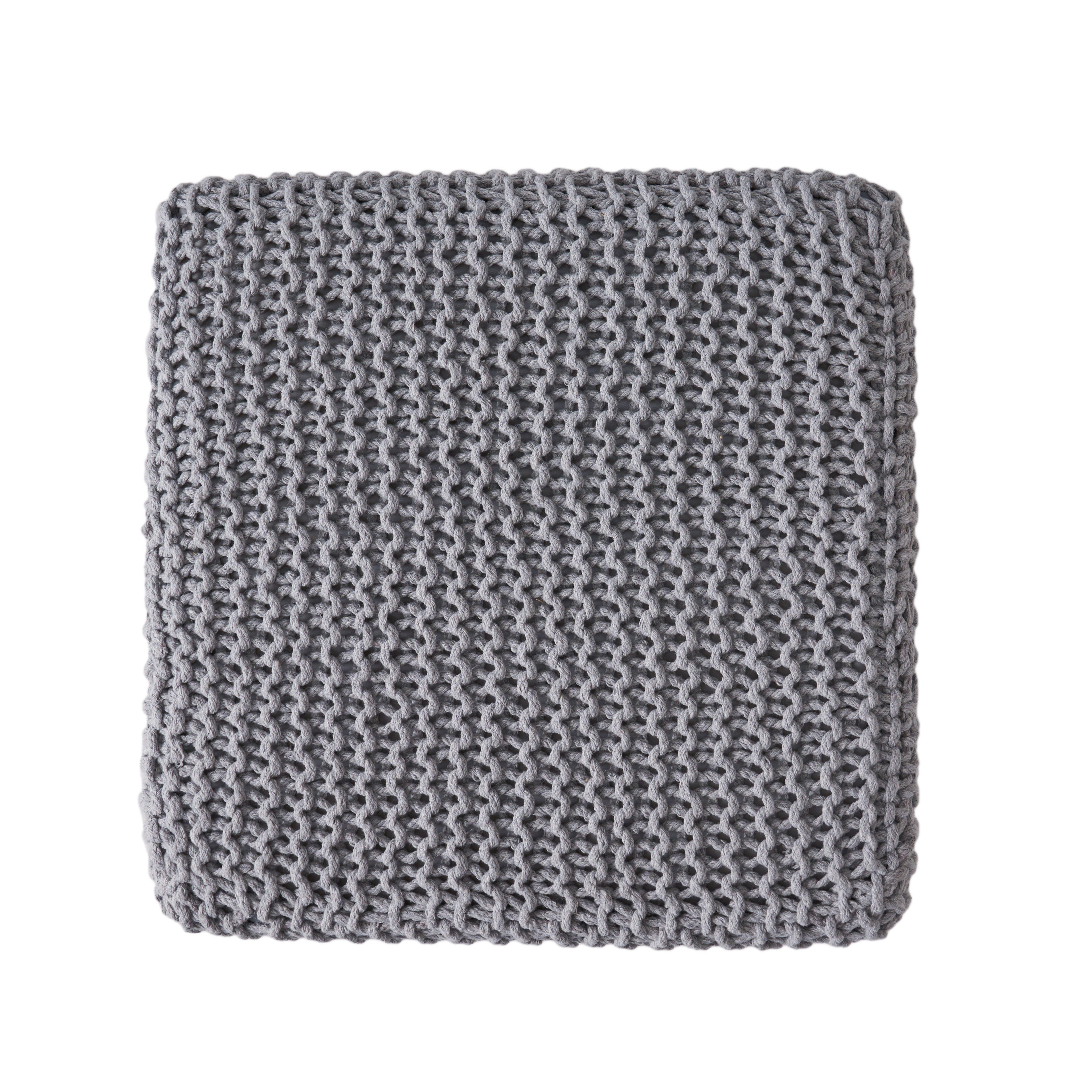 Knitted Foot Stool