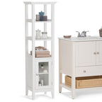 Acadian Bath Storage Tower - Pure