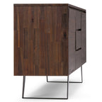 Lowry 60 Inch Wide Solid Acacia Wood Sideboard Buffet