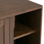 Harper 30 Inch Wide Solid Hardwood Mid-Century Modern Low Storage Cabinet